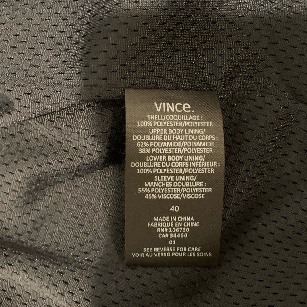 VINCE DARK BLUE BLAZER NWT
